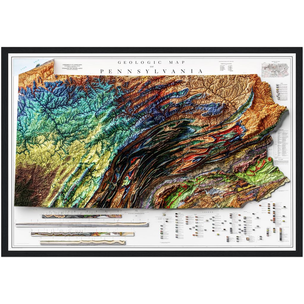 Pennsylvania Map Geological