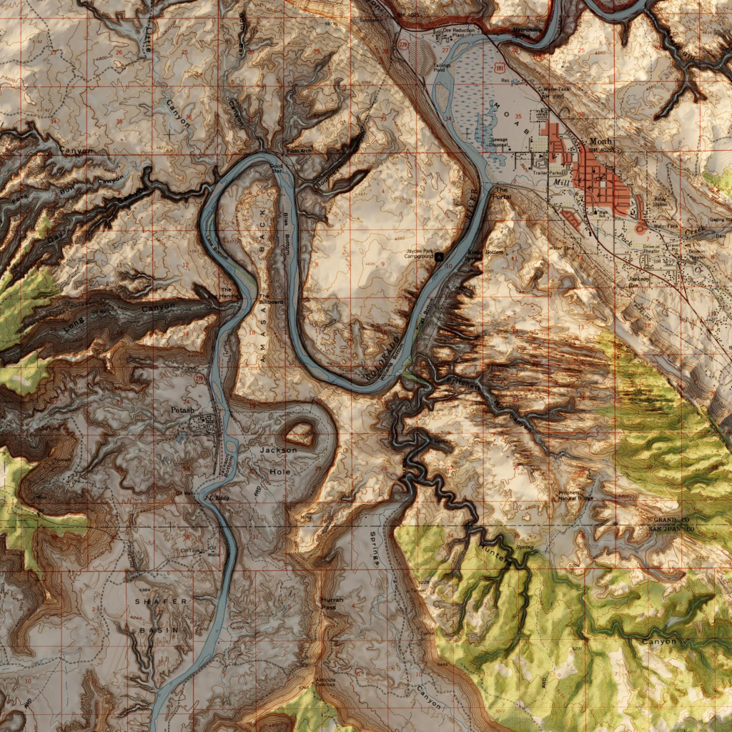 Canyonlands National Park map