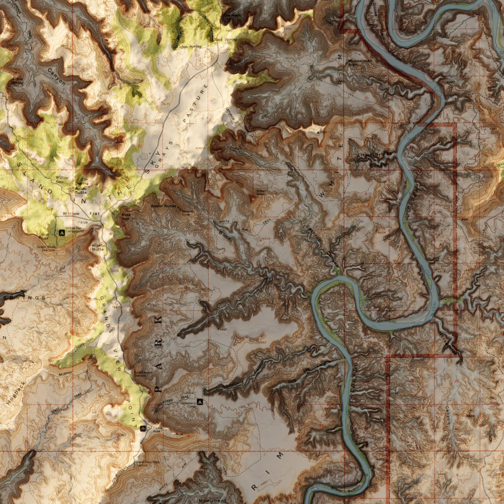 Canyonlands National Park map