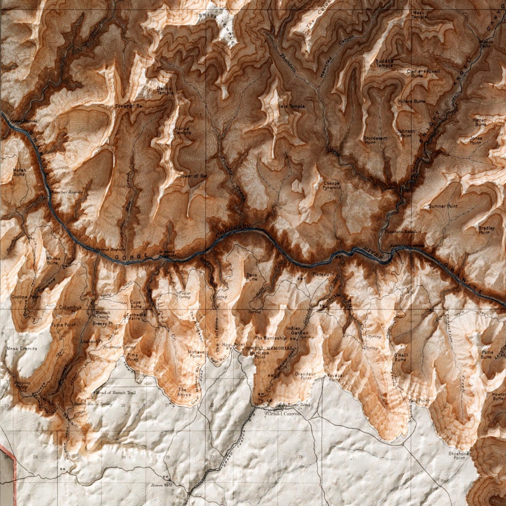 Grand Canyon National Park Map