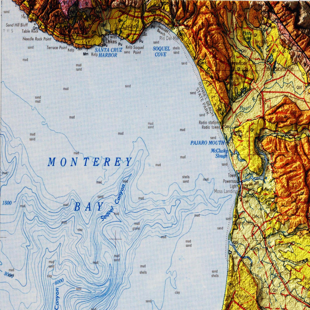 Santa Cruz Relief Map