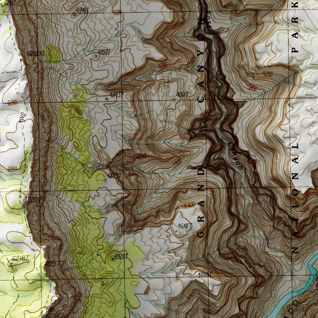 Fossil Bay Grand Canyon Map