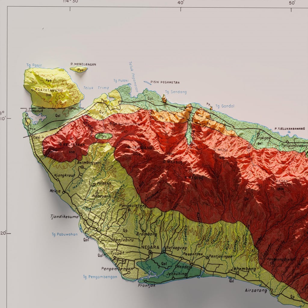 Bali Geological map