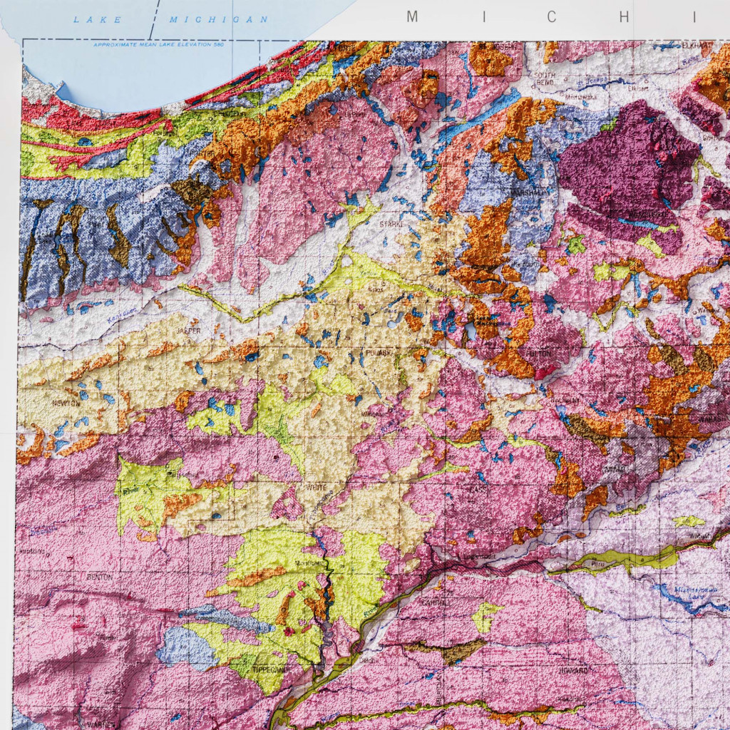 Indiana Geologic Map 1989