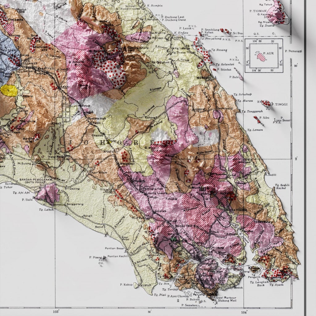 Malaysia Geological Map