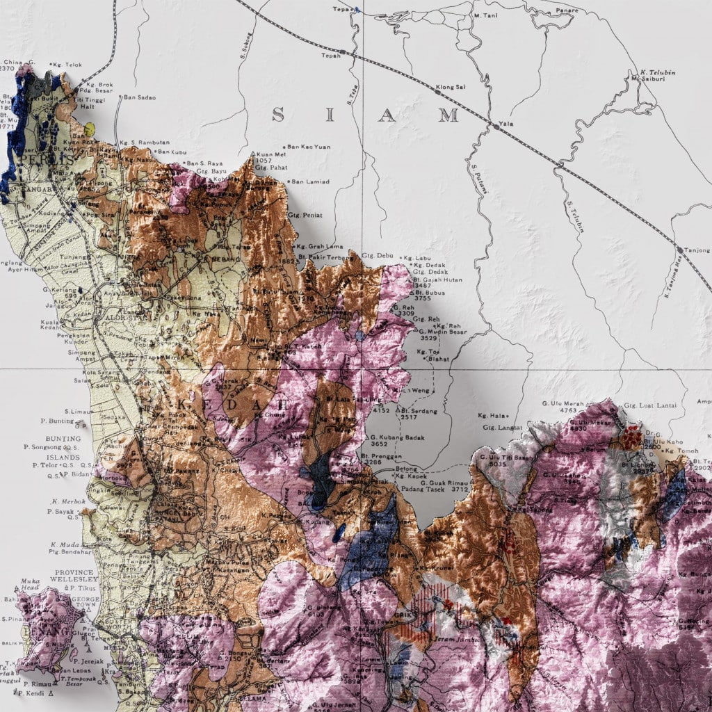 Malaysia Geological Map
