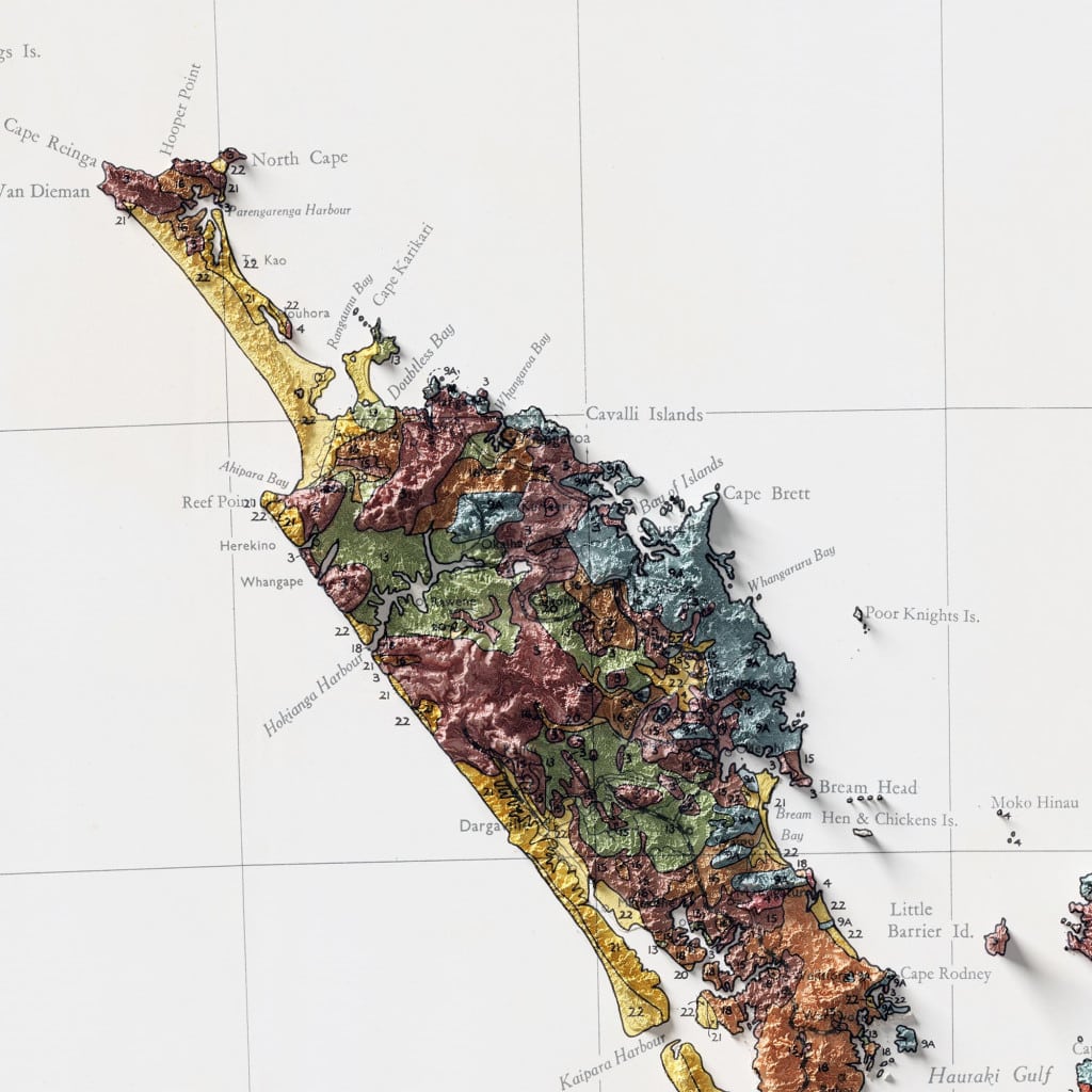 New Zealand North Island Geological Map