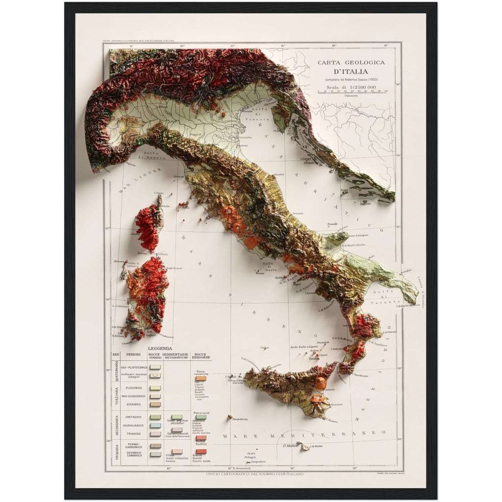 Italy Map Print