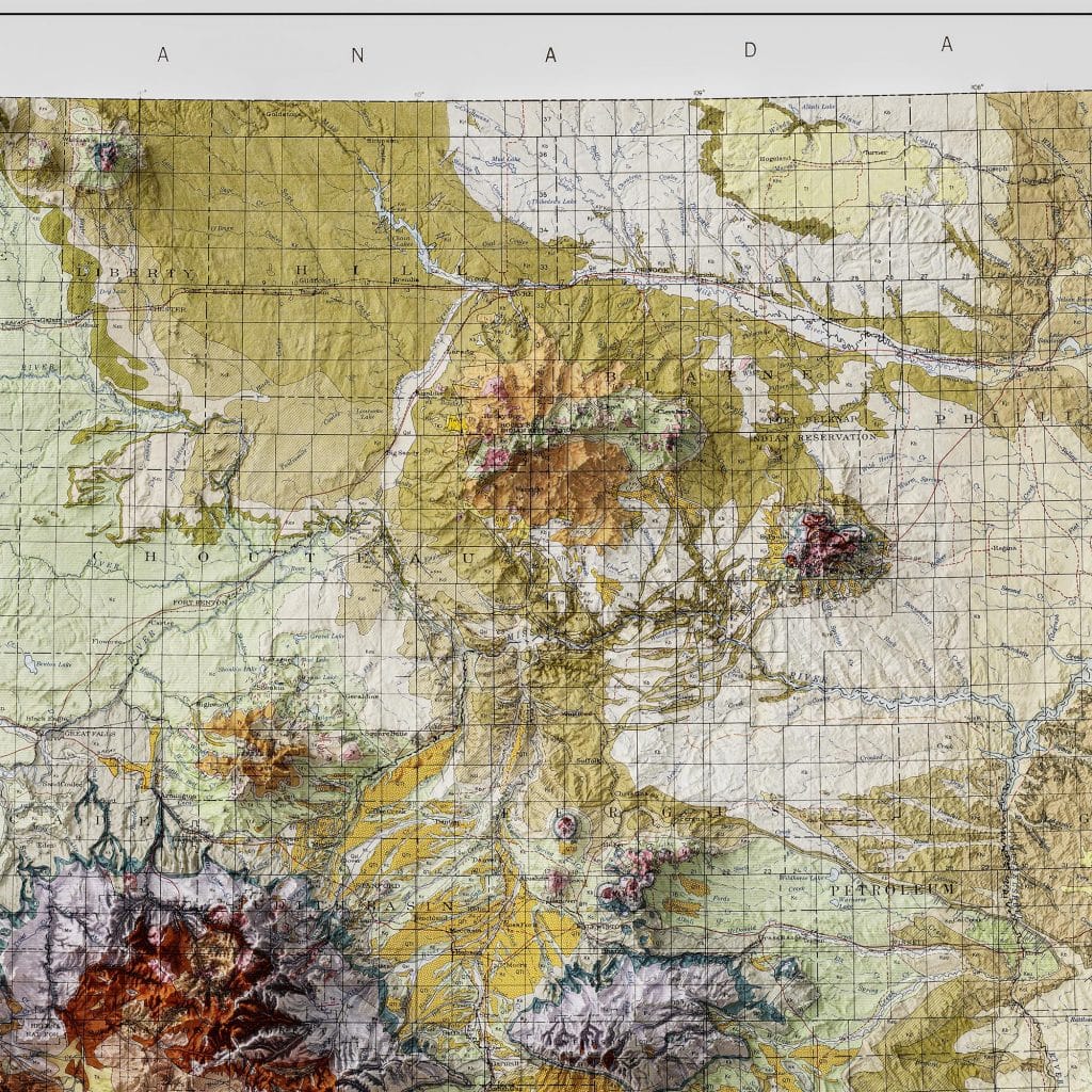 Montana geological Map