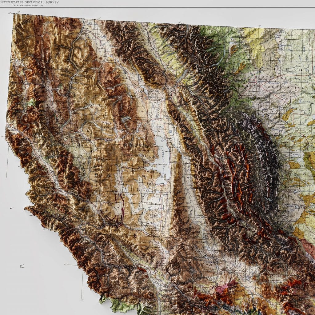Montana geological Map