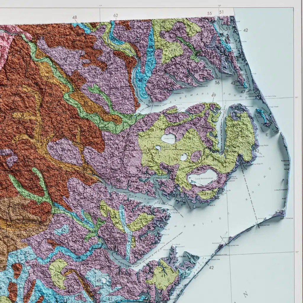 North Carolina Geologic Map
