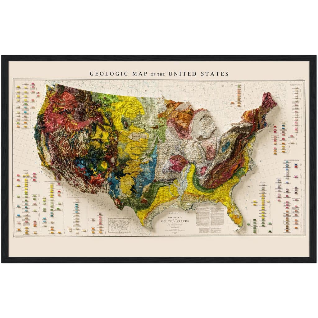 USA Map Geologic